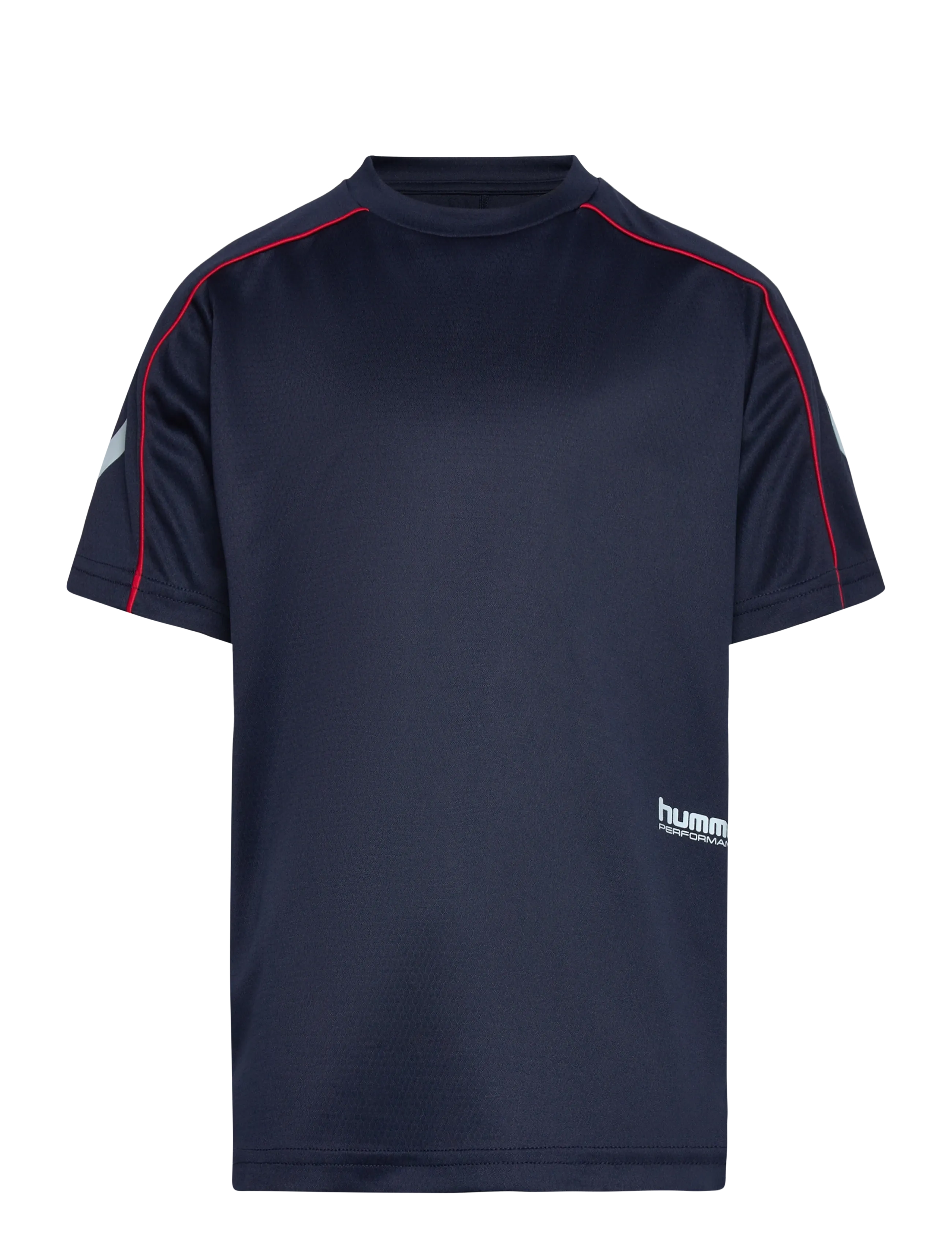 Hummel Hmljr T-Shirt S/S, 110/116, Navy, T-Shirts > Sportstoppe, Børn