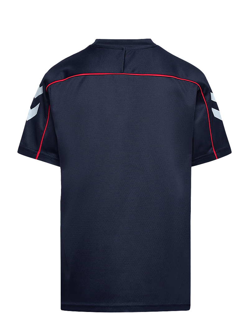 Hummel - hmlJR T-SHIRT S/S - sportoberteile - dress blues - 1