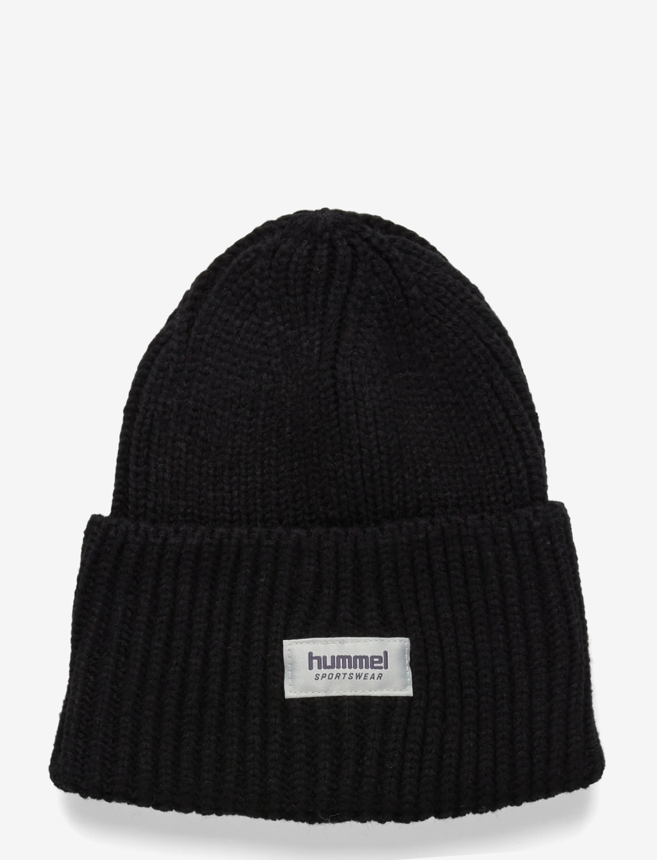 Hummel - hmlJR HEAVY RIB KNIT BEANIE - beanies - black - 0