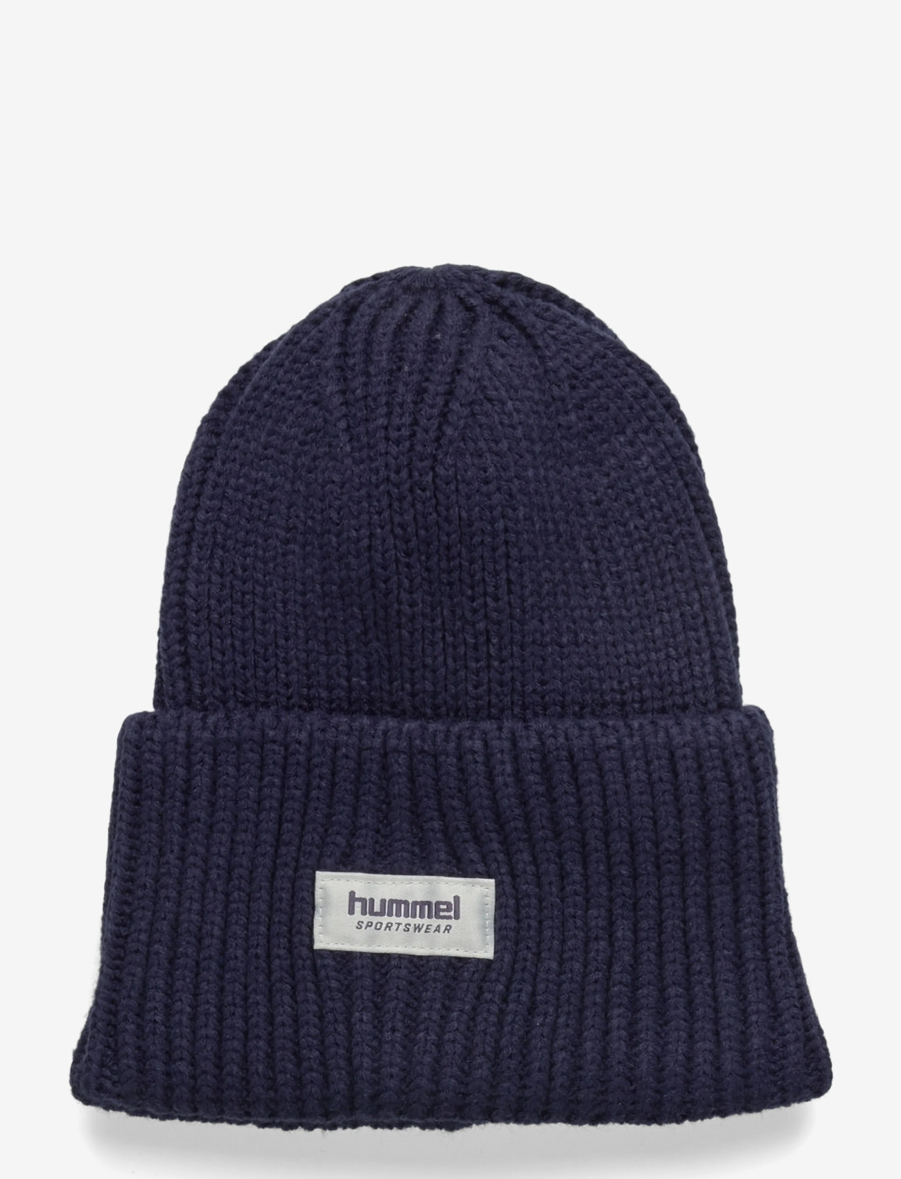 Hummel - hmlJR HEAVY RIB KNIT BEANIE - beanies - dress blues - 0