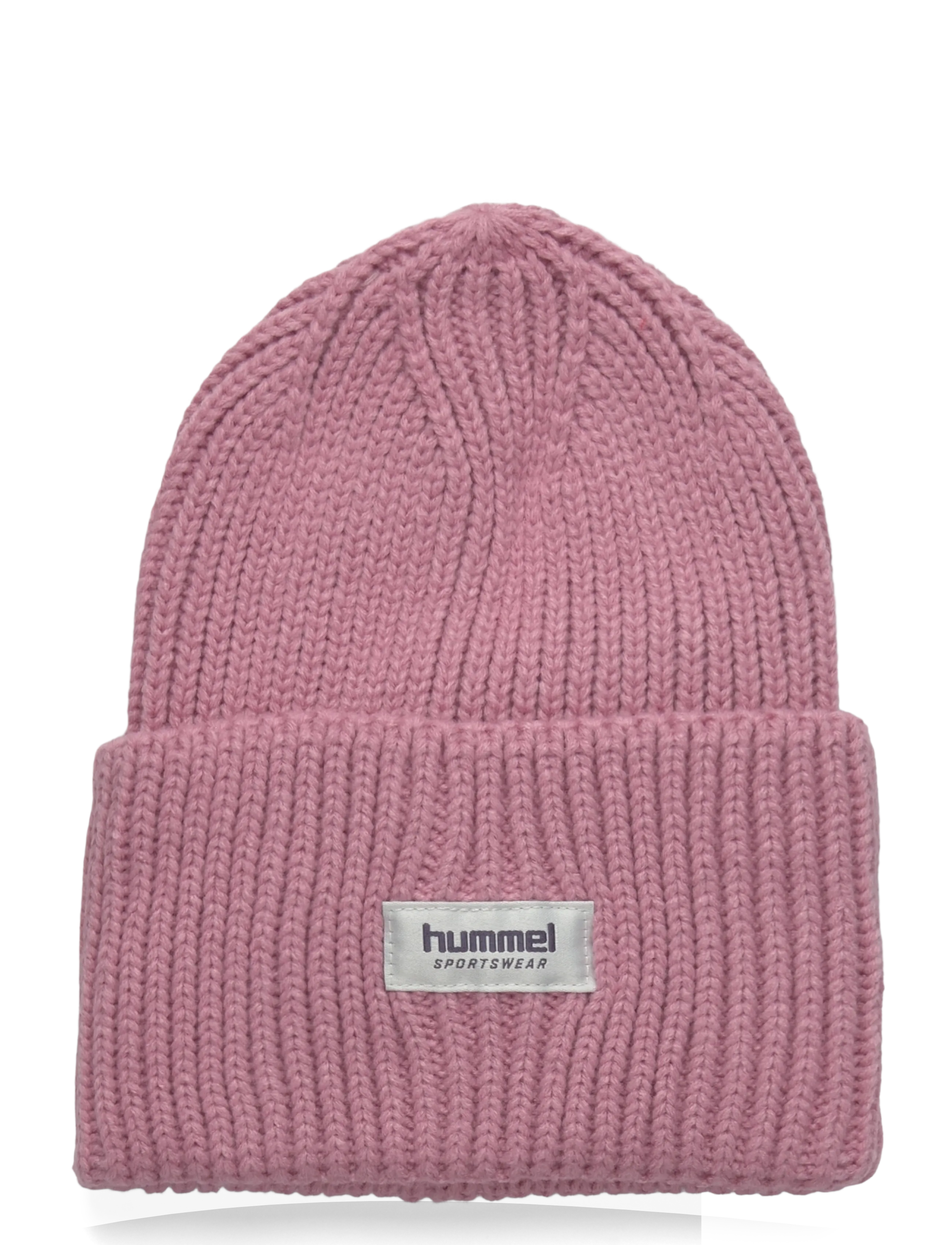 Hummel hmlJR HEAVY RIB KNIT BEANIE - Hummel - POLIGNAC / pink/rose