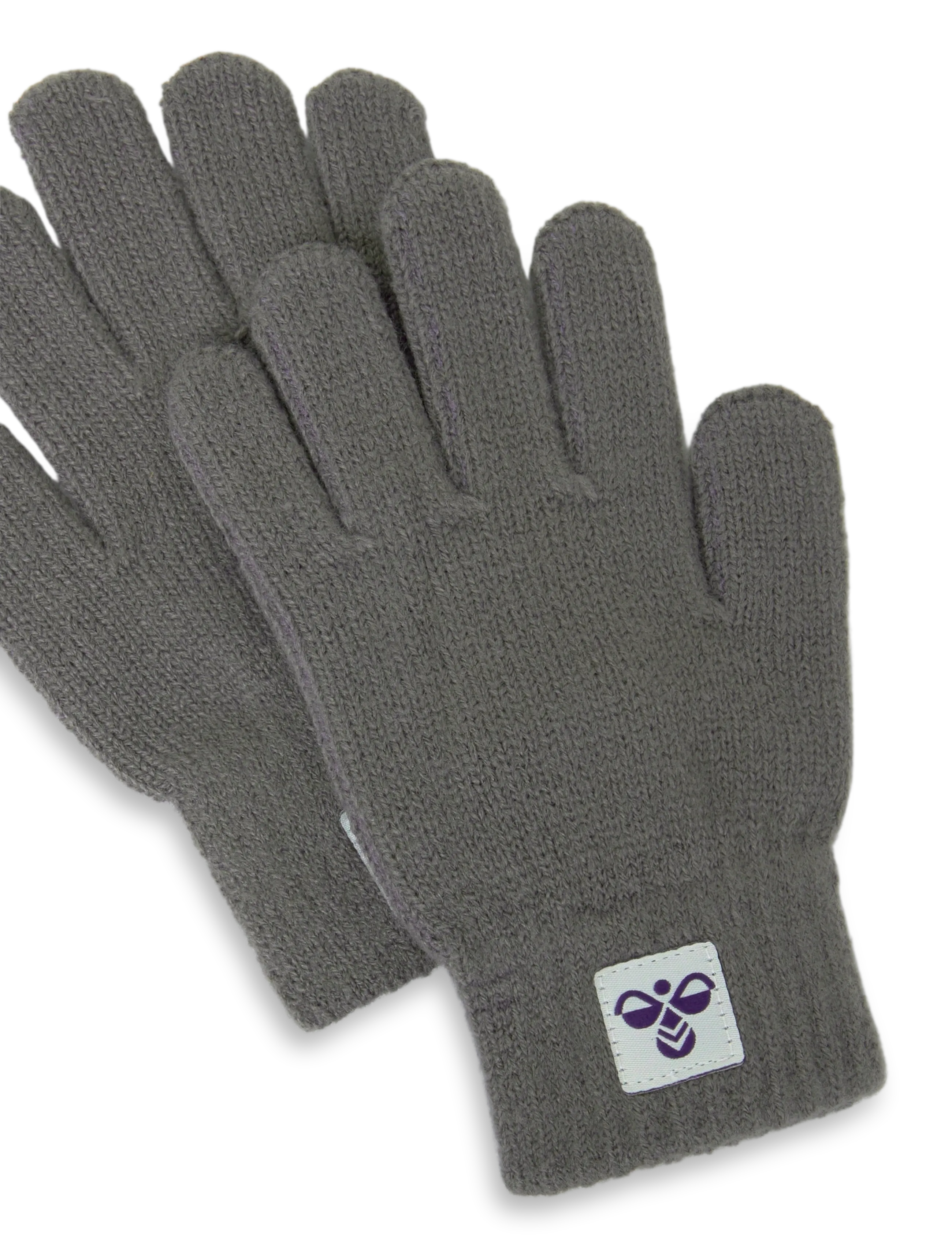 Hummel - hmlJR KNIT GLOVES 2-PACK - handschuhe - dark gull gray - 2