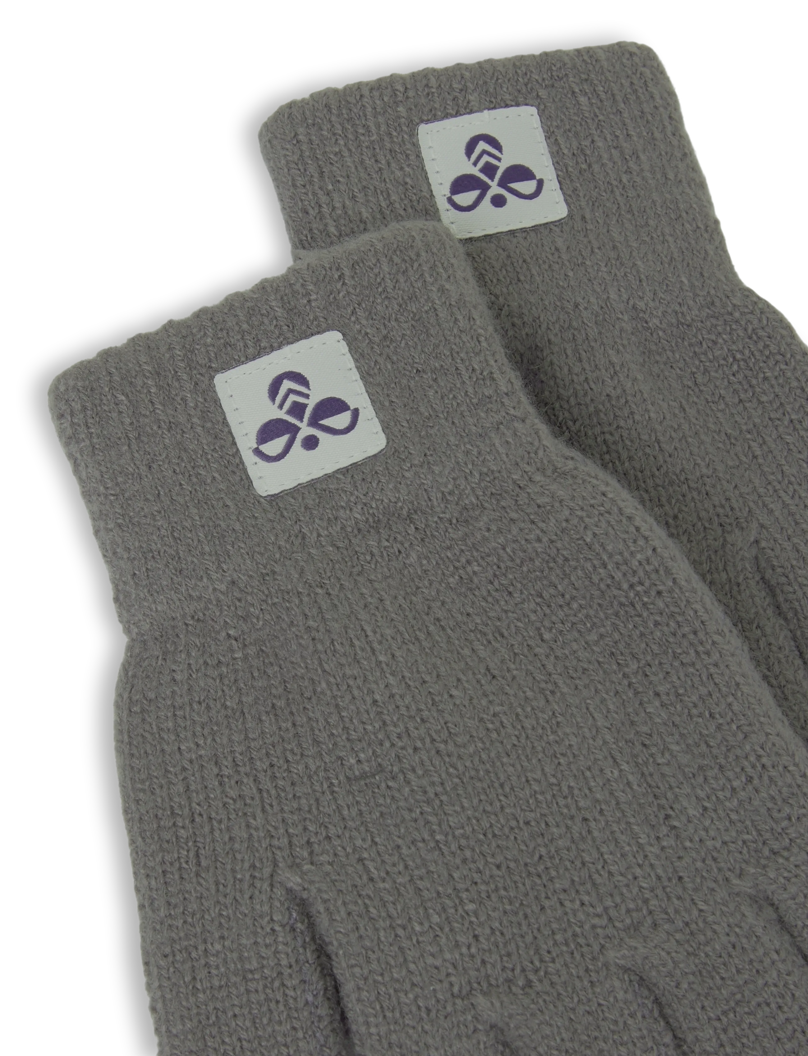 Hummel - hmlJR KNIT GLOVES 2-PACK - handschuhe - dark gull gray - 3