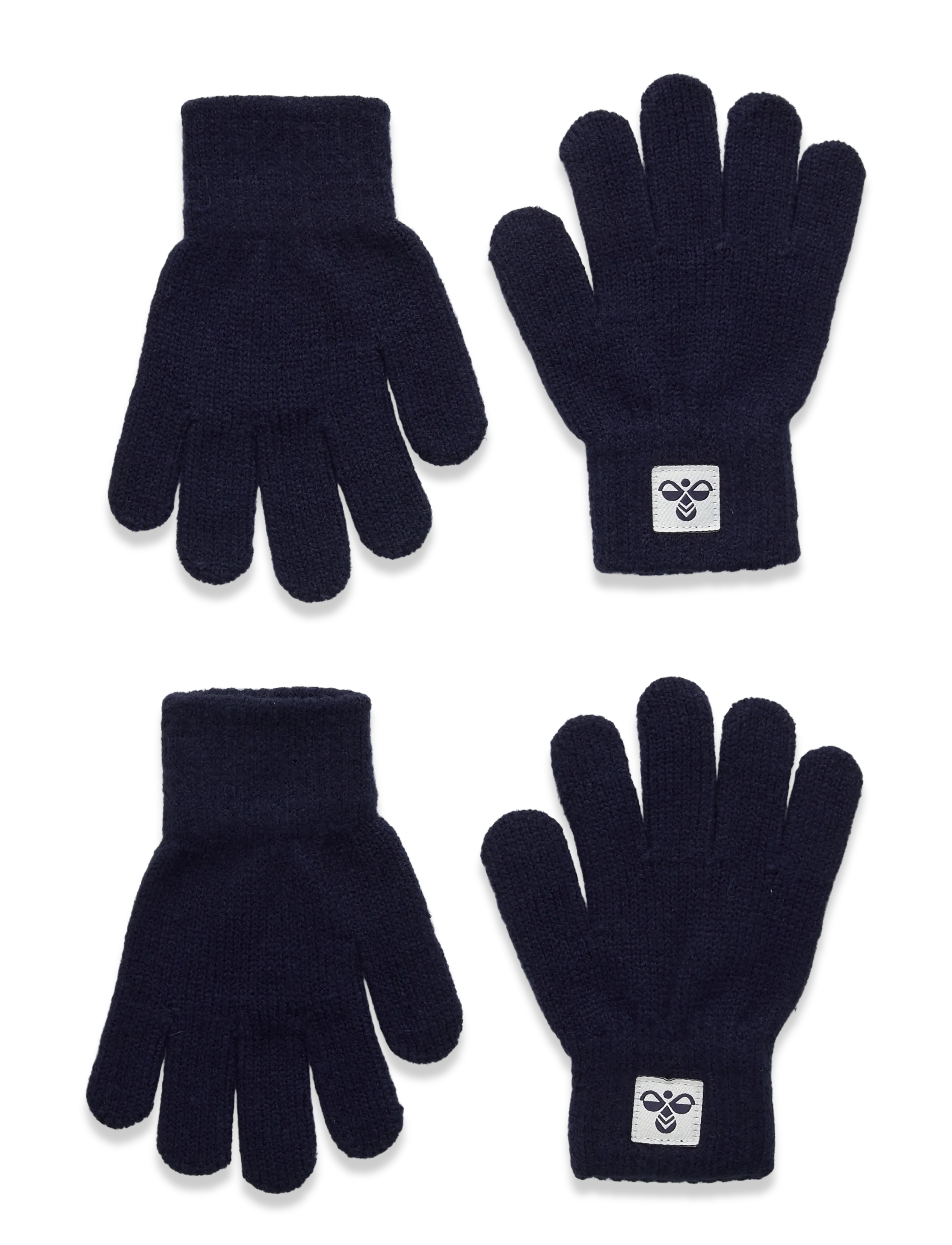 HUMMEL Hmljr Knit Handschuhe 2-Pack Navy - 4-8 - Kinder