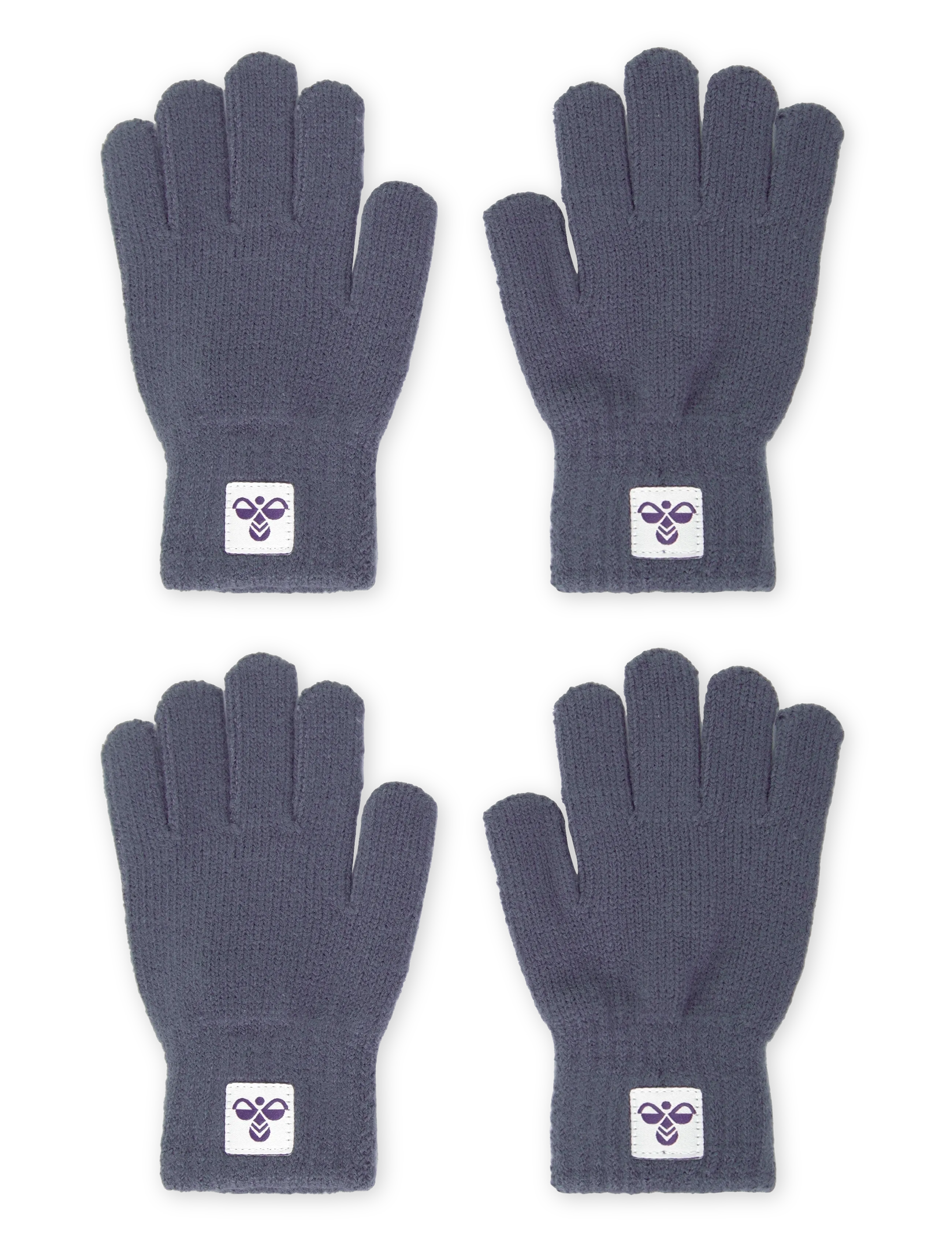Hummel hmlJR KNIT GLOVES 2-PACK - Accessoires - OMBRE BLUE / blue