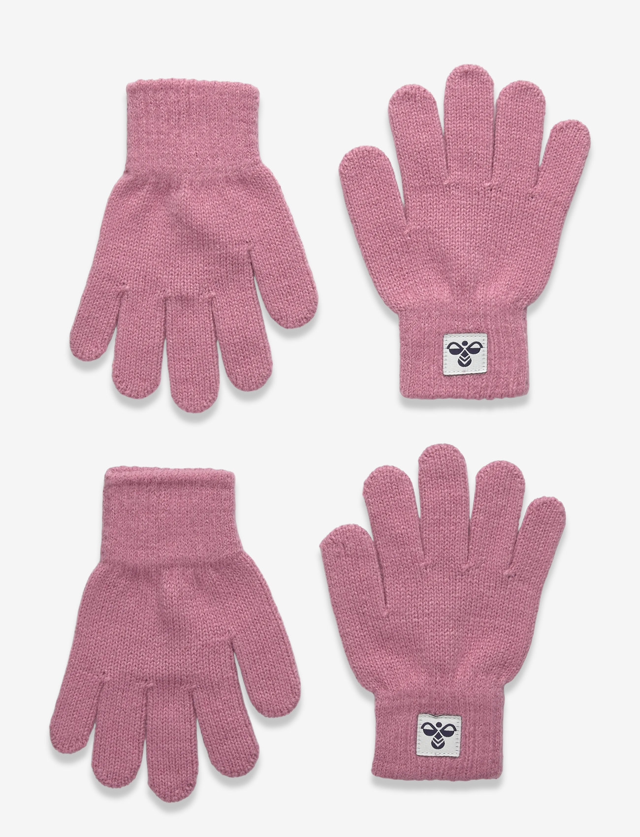 Hummel - hmlJR KNIT GLOVES 2-PACK - vantar - polignac - 0