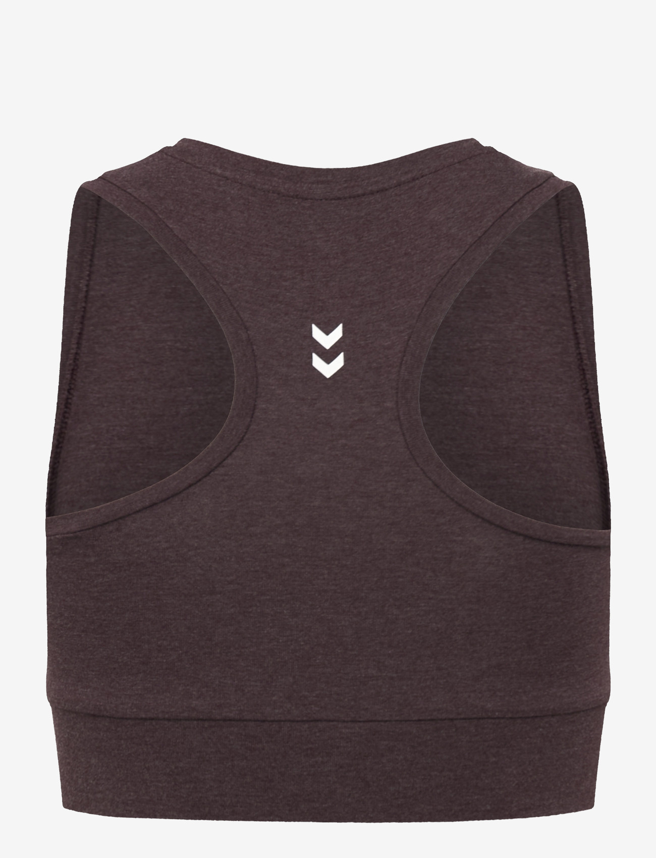 Hummel - hmlPULSE LOGO LIGHT SUPPORT BRA - laveste priser - fudge melange - 1