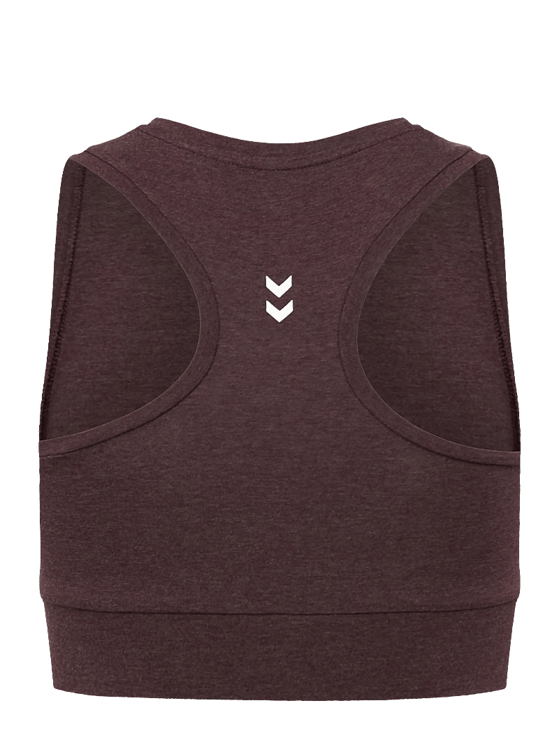 Hummel - hmlPULSE LOGO LIGHT SUPPORT BRA - sport-bhs - fudge melange - 1