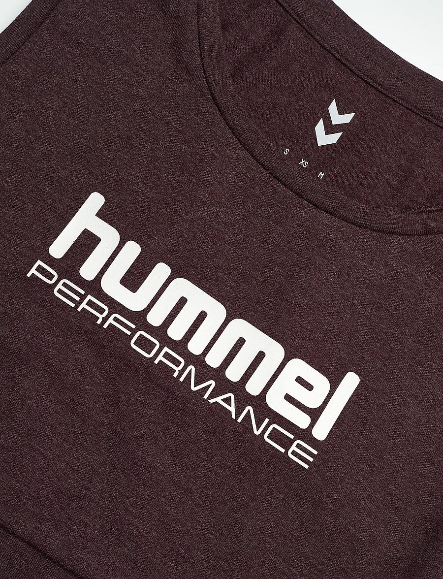 Hummel - hmlPULSE LOGO LIGHT SUPPORT BRA - sport-bhs - fudge melange - 2