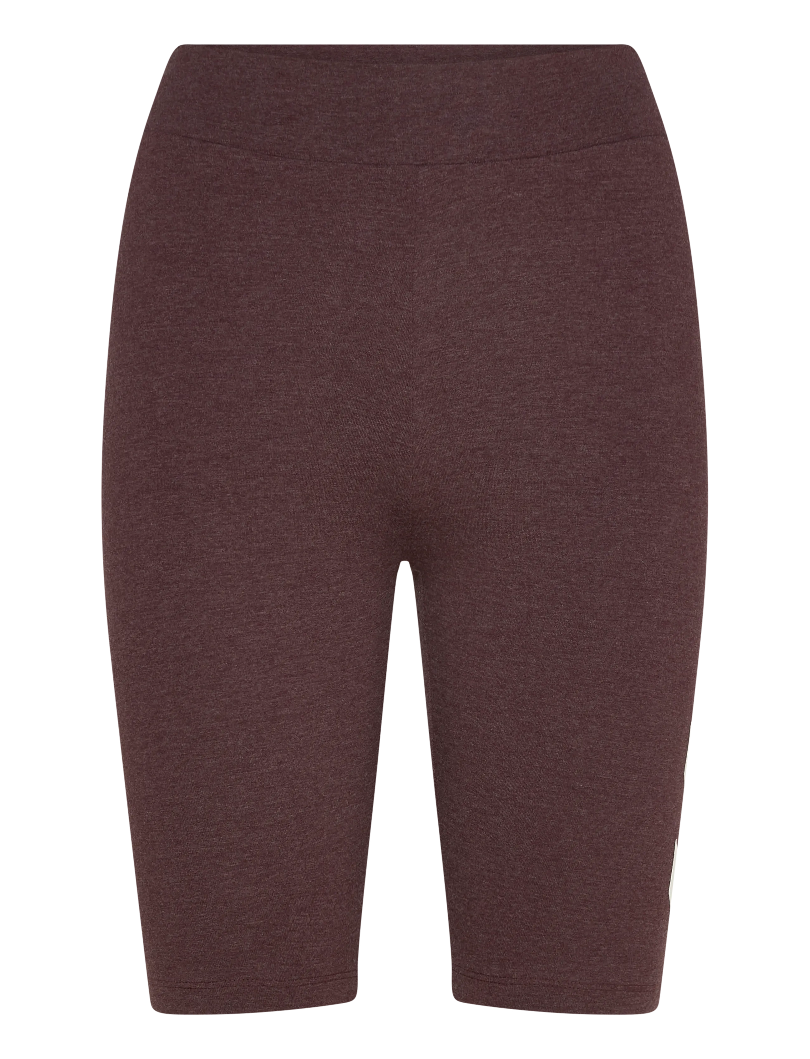 Hummel hmlPULSE LOGO MW SHORT TIGHTS - App deal - FUDGE MELANGE / burgundy