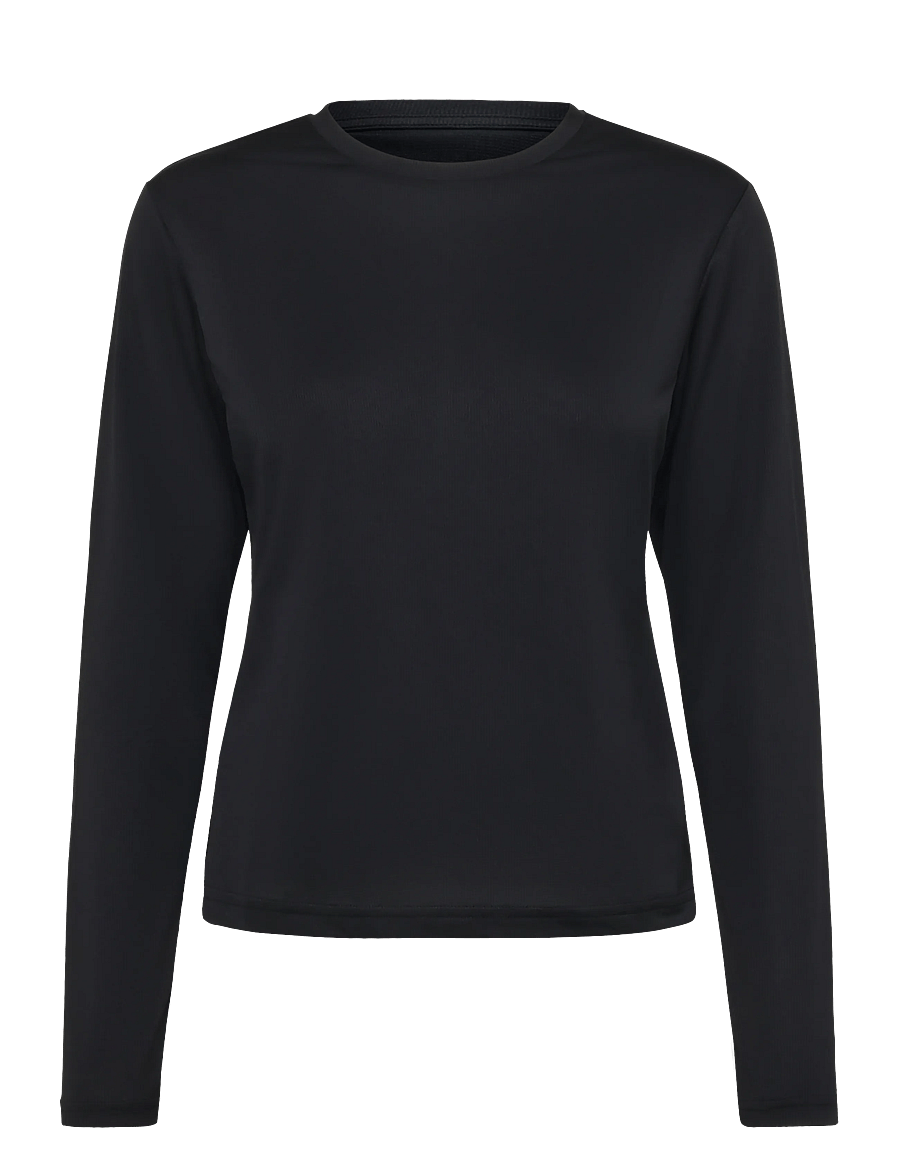 Hummel - hmlPULSE WORKOUT W T-SHIRT L/S - black - 0
