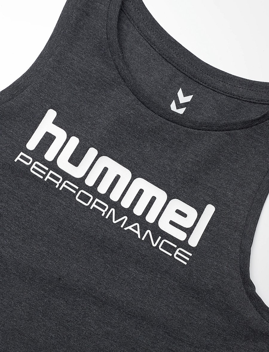 Hummel - hmlJR TOP - tank tops - black melange - 2