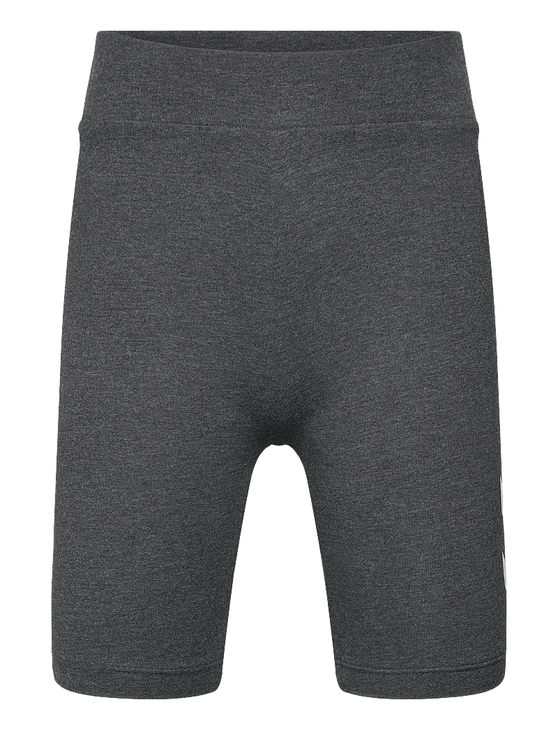 Hummel - hmlJR LOGO SHORT TIGHTS - cykelshorts - black melange - 0