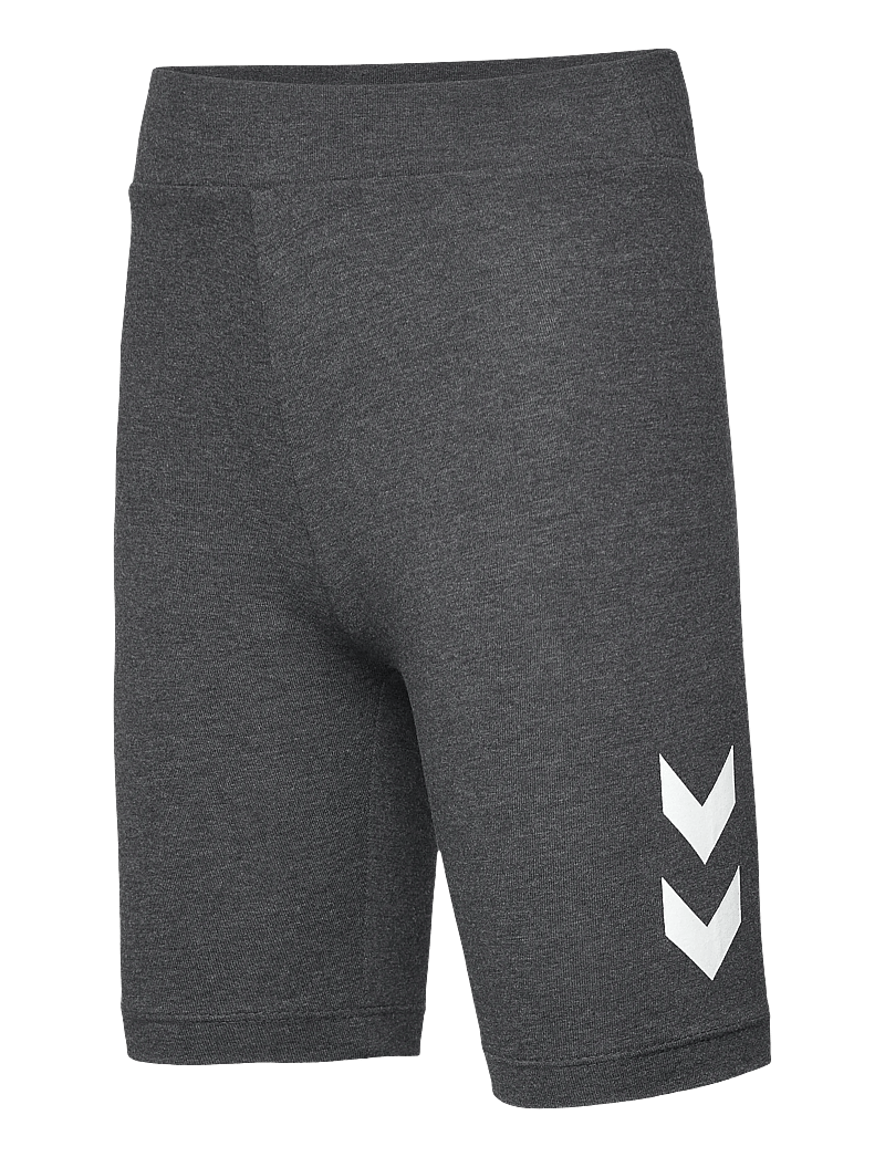 Hummel - hmlJR LOGO SHORT TIGHTS - cykelshorts - black melange - 2