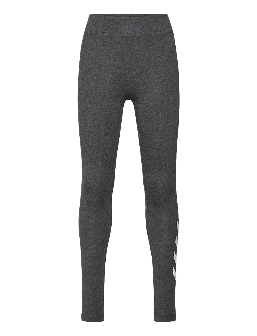 Hummel - hmlJR LOGO TIGHTS - lauf- & trainingstights - black melange - 0