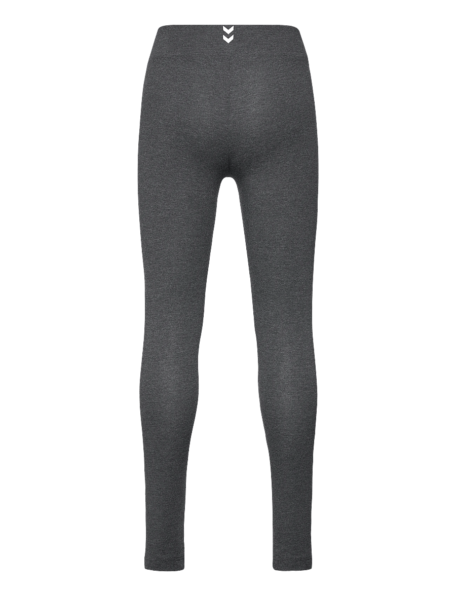 Hummel - hmlJR LOGO TIGHTS - lauf- & trainingstights - black melange - 1