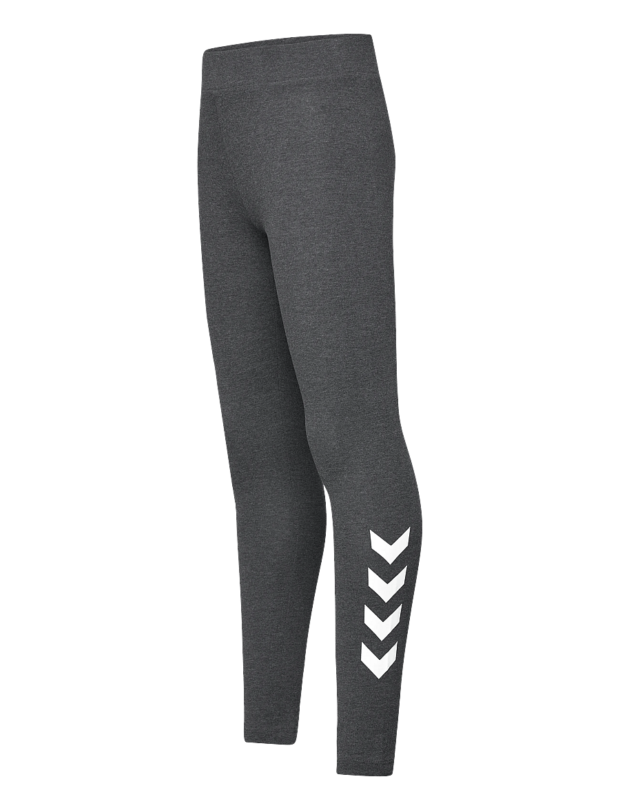 Hummel - hmlJR LOGO TIGHTS - lauf- & trainingstights - black melange - 2