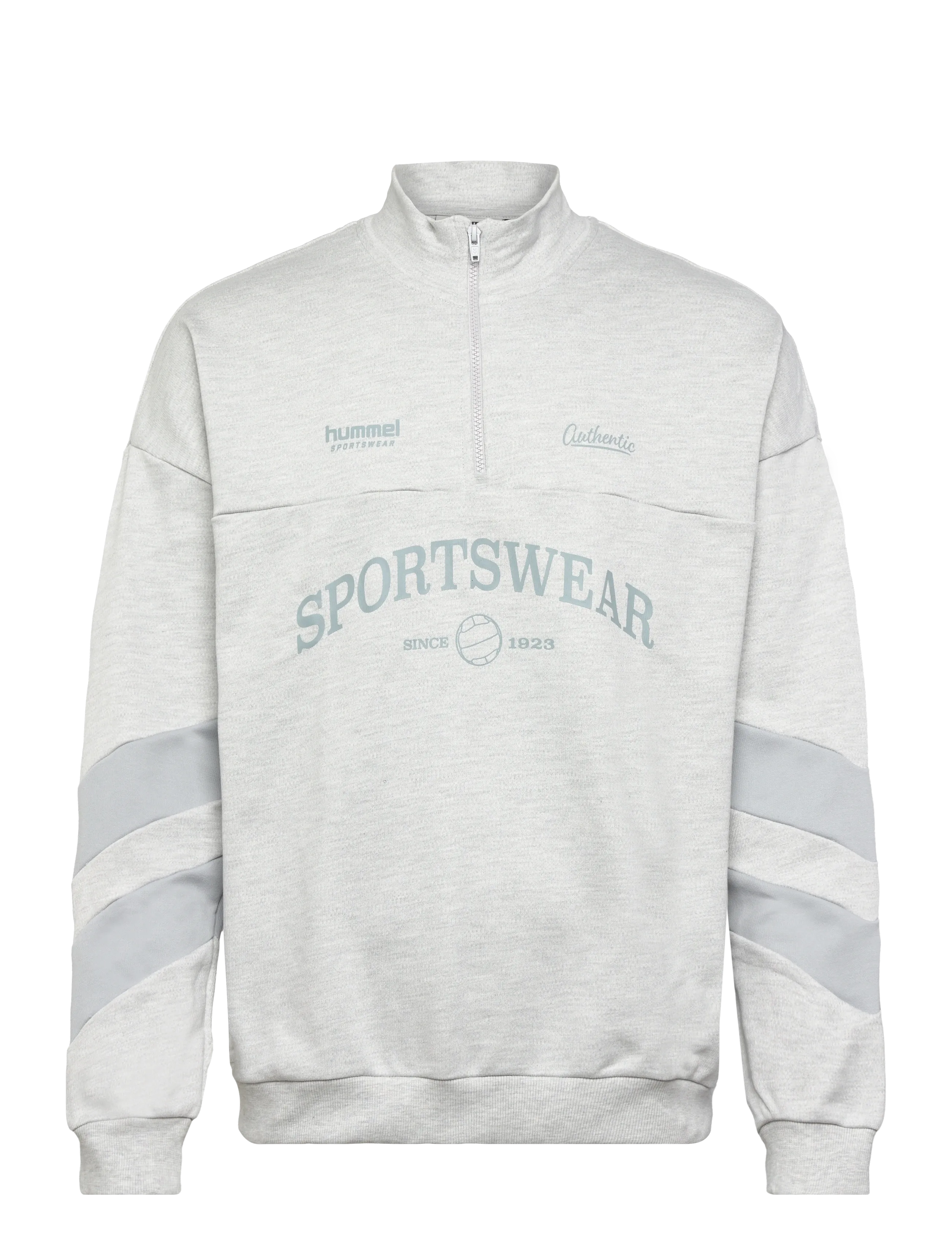 HUMMEL Hmloversized Halfzip Sw Grau - S - Herren
