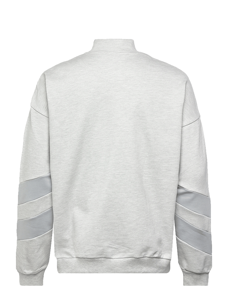Hummel - hmlOVERSIZED HALFZIP SW - oberteile - light grey melange - 1