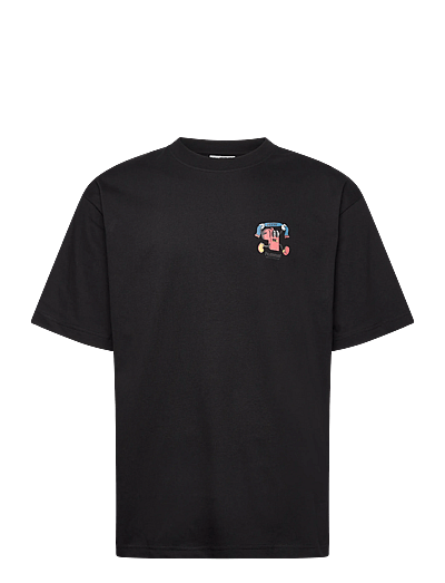 Hummel hmlLOOSE T-SHIRT S/S WHISTLE - Oberteile - BLACK / black