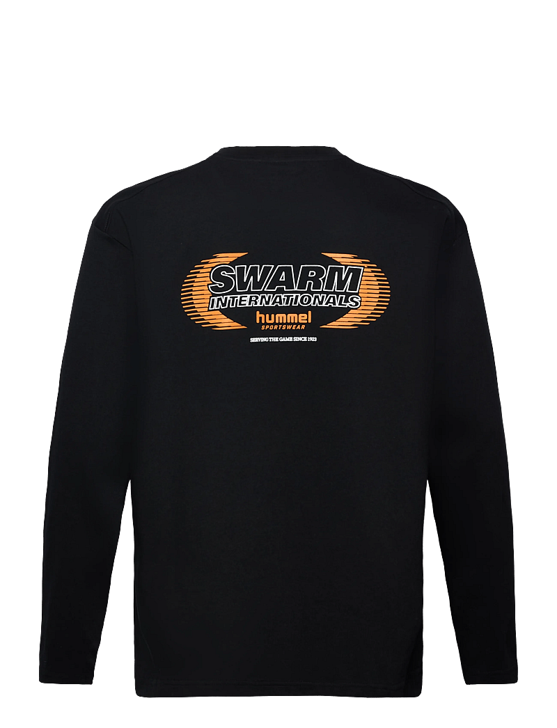 Hummel - hmlLOOSE T-SHIRT L/S SW - langærmede t-shirts - black - 1