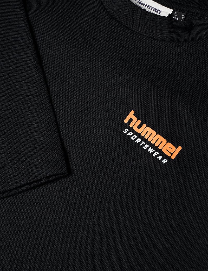 Hummel - hmlLOOSE T-SHIRT L/S SW - langærmede t-shirts - black - 2