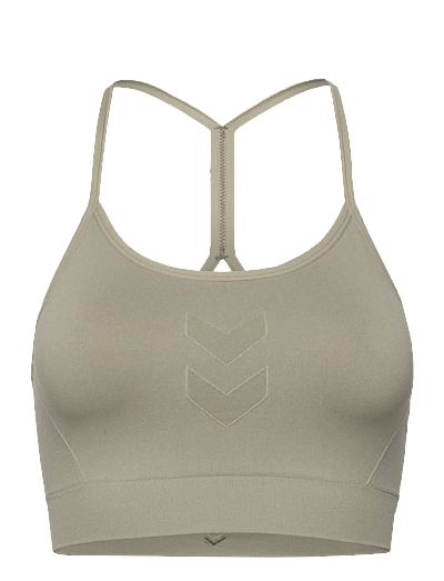 Hummel hmlHIIT SEAMLESS BRA - Kleidung - SEAGRASS / khaki/green