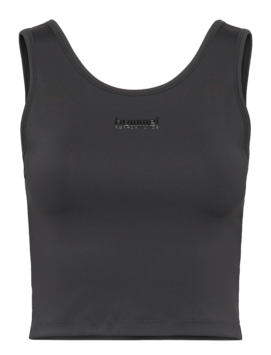 Hummel - hmlHIIT INTENSITY W TOP - crop-tops - black/ebony - 0