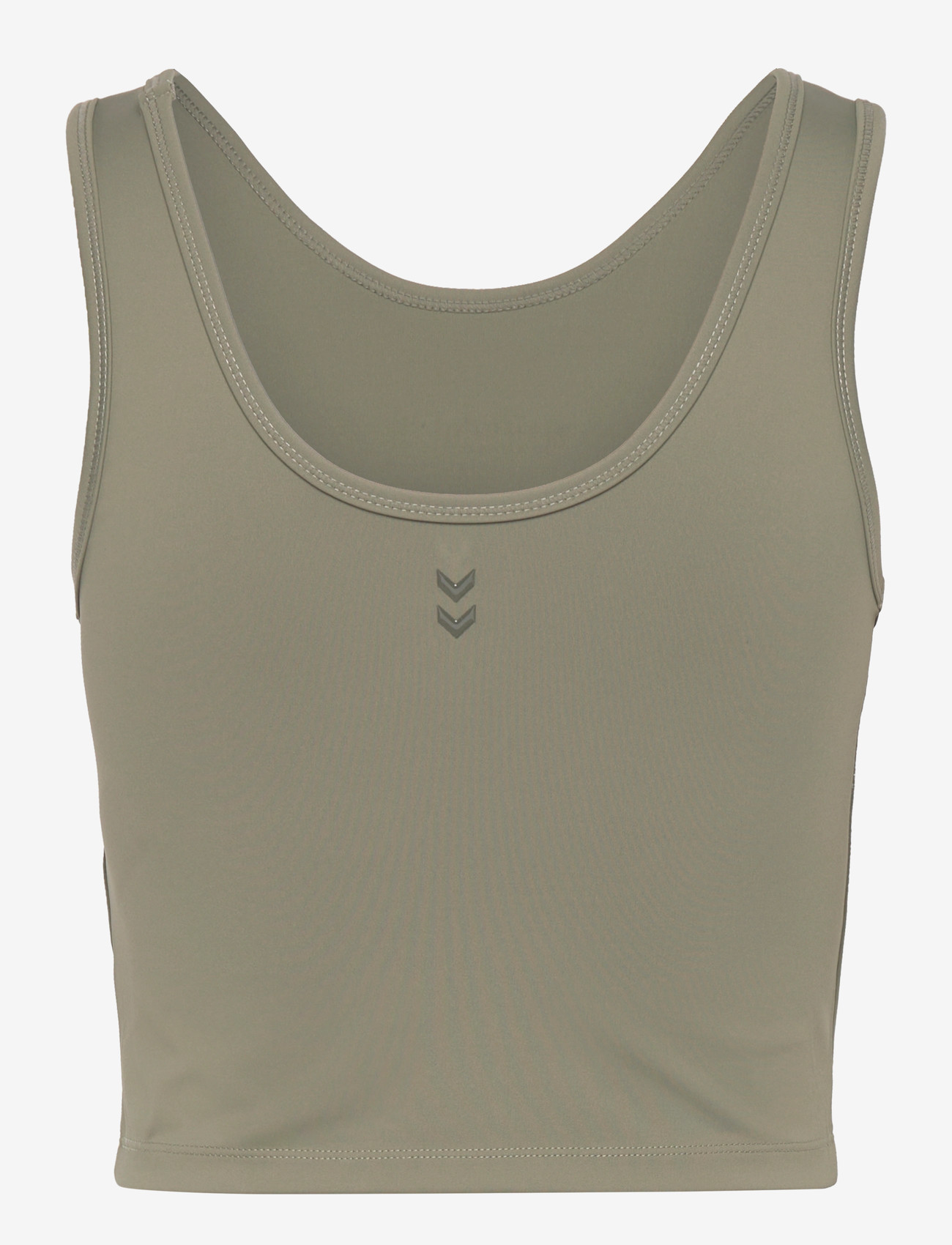 Hummel - hmlHIIT INTENSITY W TOP - crop tops - deep lichen green - 1