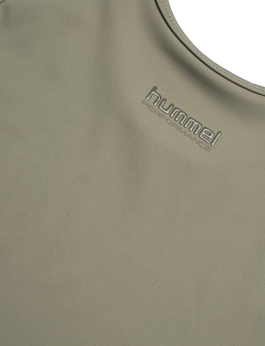 Hummel - hmlHIIT INTENSITY W TOP - crop-tops - deep lichen green - 2
