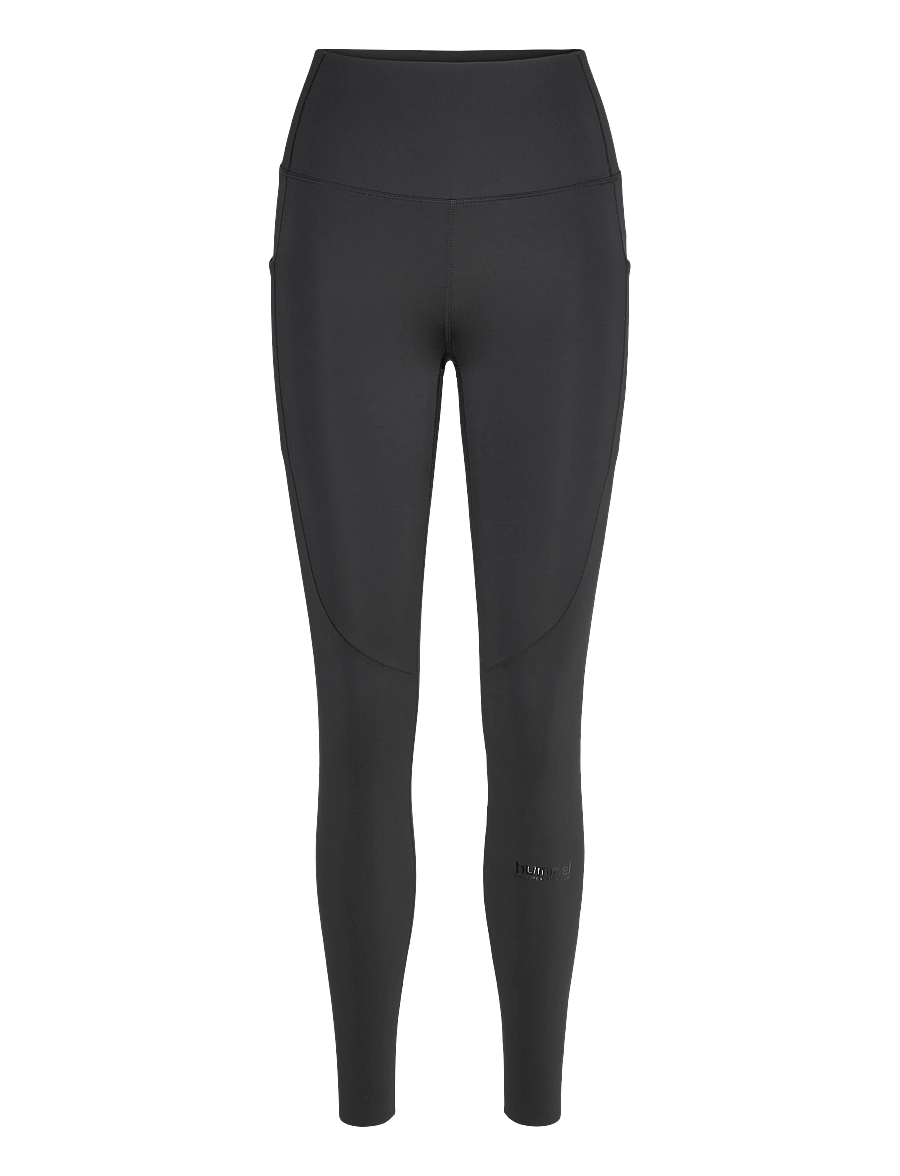 Hummel - hmlHIIT INTENSITY HIGH WAIST TIGHTS - sportinės tamprės - black/ebony - 0