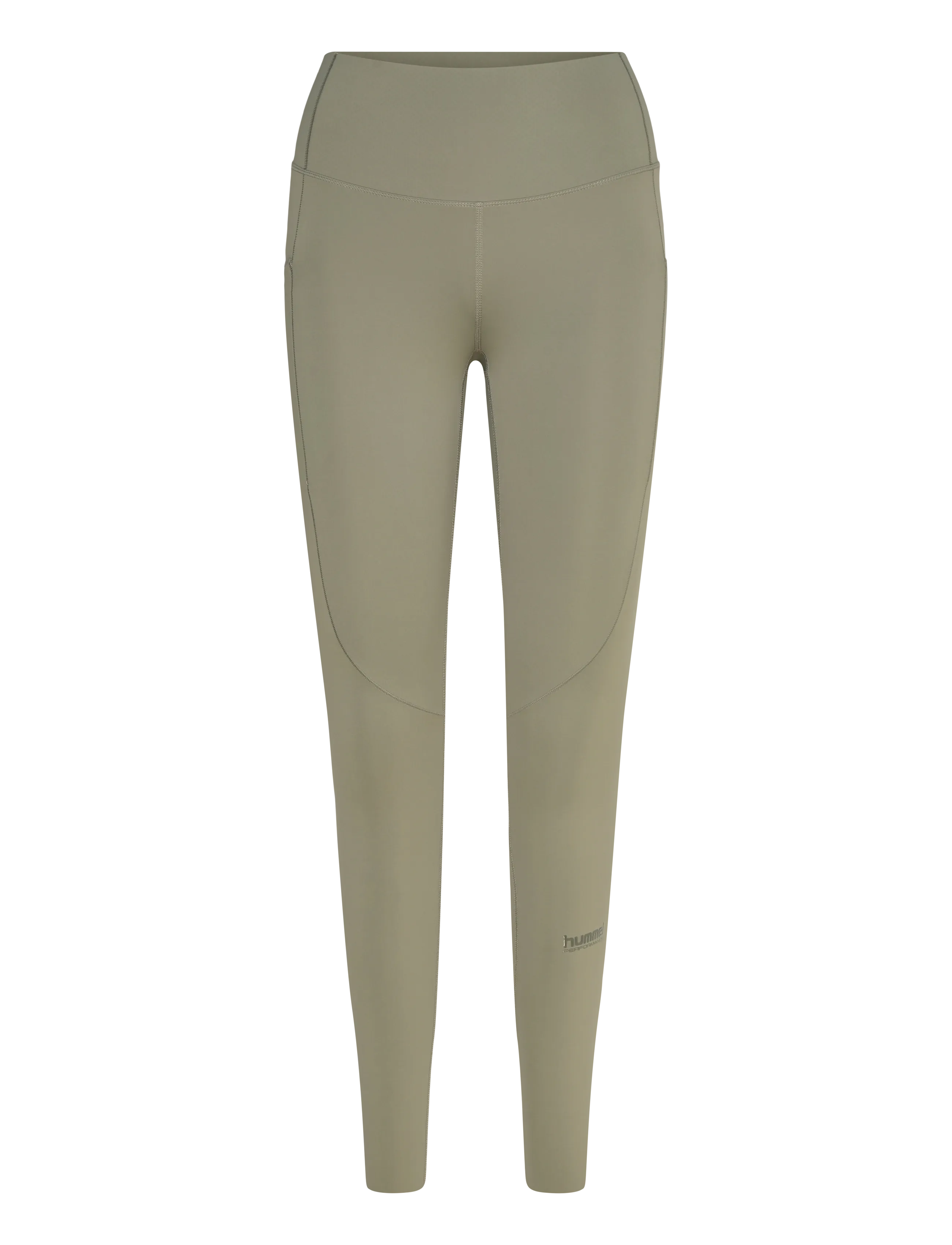 Hummel hmlHIIT INTENSITY HIGH WAIST TIGHTS - Lauf- & Trainingstights - DEEP LICHEN GREEN / khaki/green