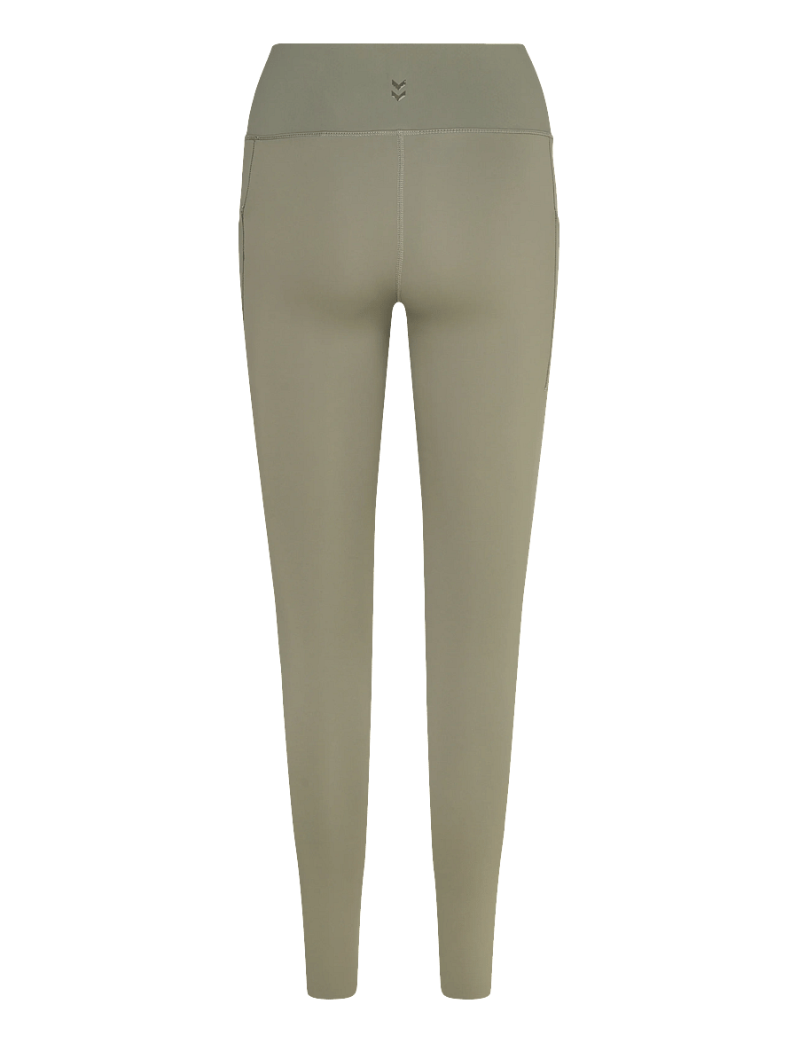 Hummel - hmlHIIT INTENSITY HIGH WAIST TIGHTS - 7/8 länge - deep lichen green - 1