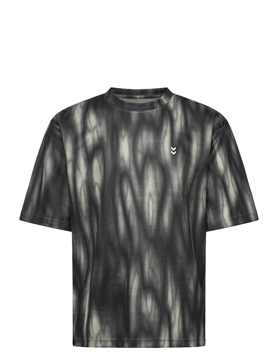 Hummel - hmlHIIT AOP LOOSE T-SHIRT S/S - t-shirts - seagrass - 0