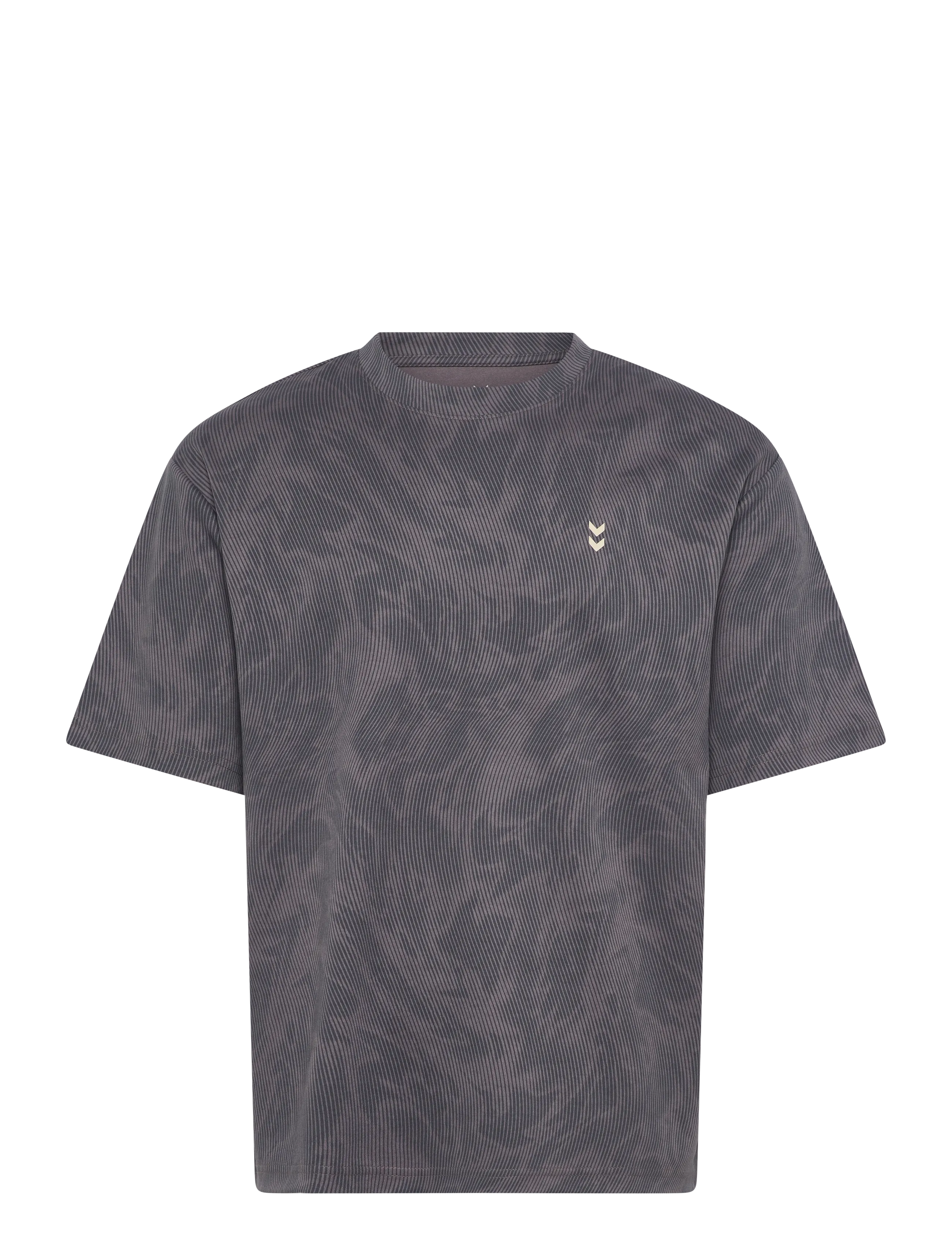 Hummel hmlHIIT AOP LOOSE T-SHIRT S/S - Tänavastiil - SHARK / grey