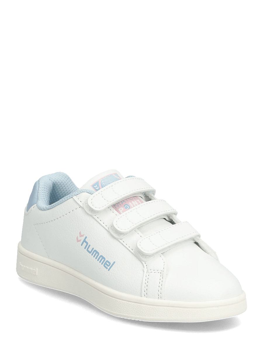 Hummel - MATCH POINT JR - tennised - white/blue/pink - 0
