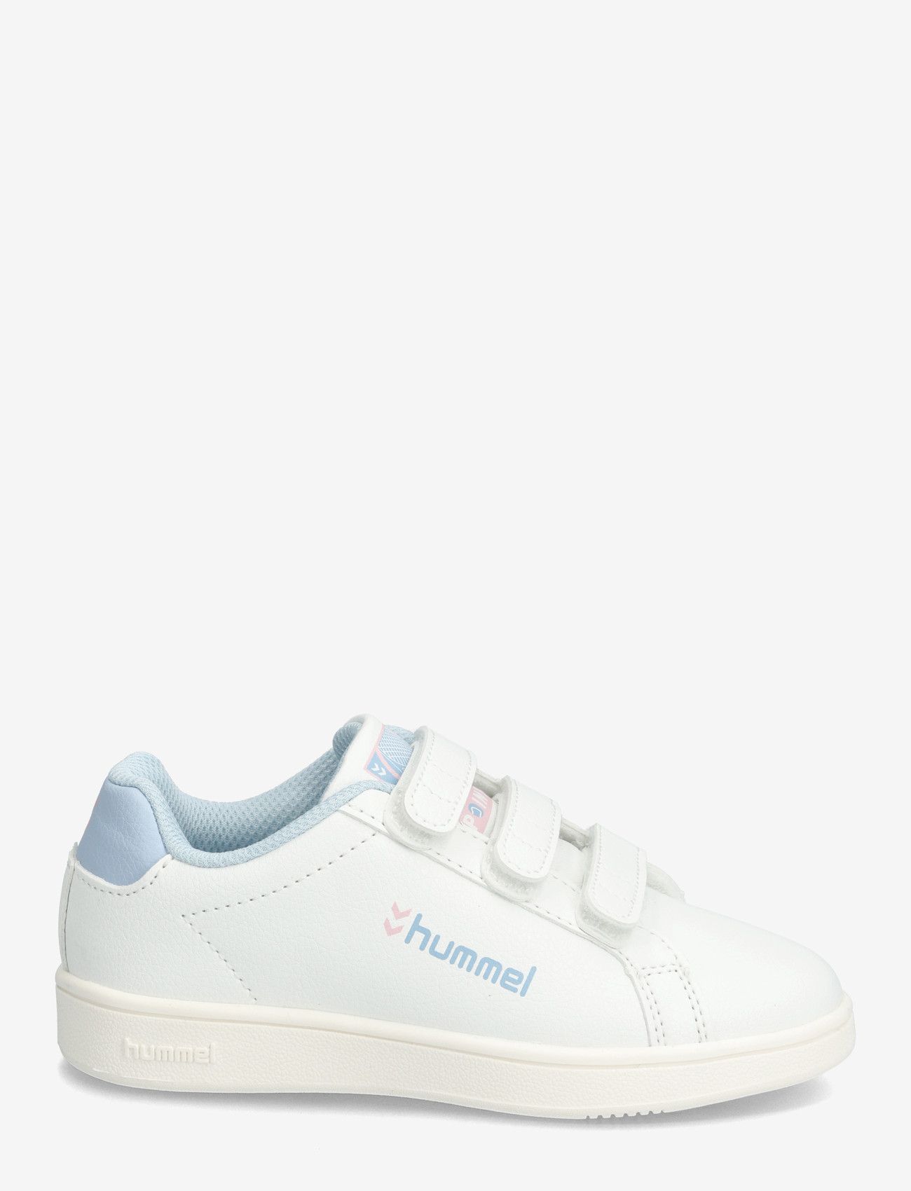 Hummel - MATCH POINT JR - niedriger schnitt - white/blue/pink - 1