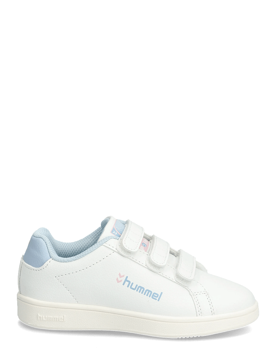 Hummel - MATCH POINT JR - tennised - white/blue/pink - 1
