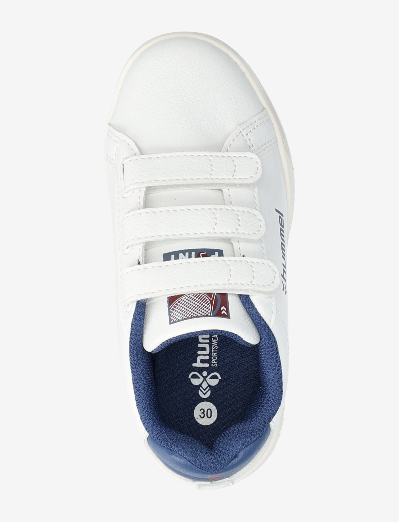 Hummel - MATCH POINT JR - låga sneakers - white/navy/red - 3