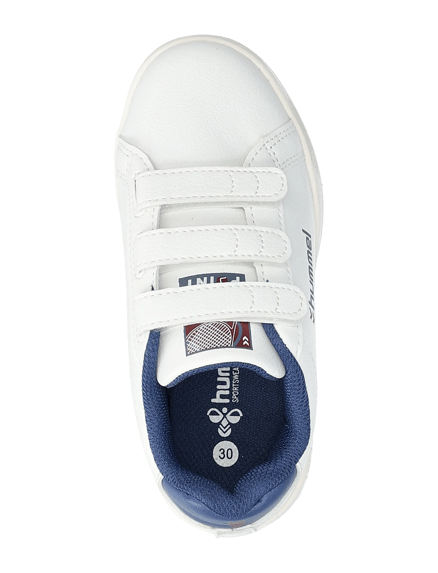 Hummel - MATCH POINT JR - låga sneakers - white/navy/red - 3