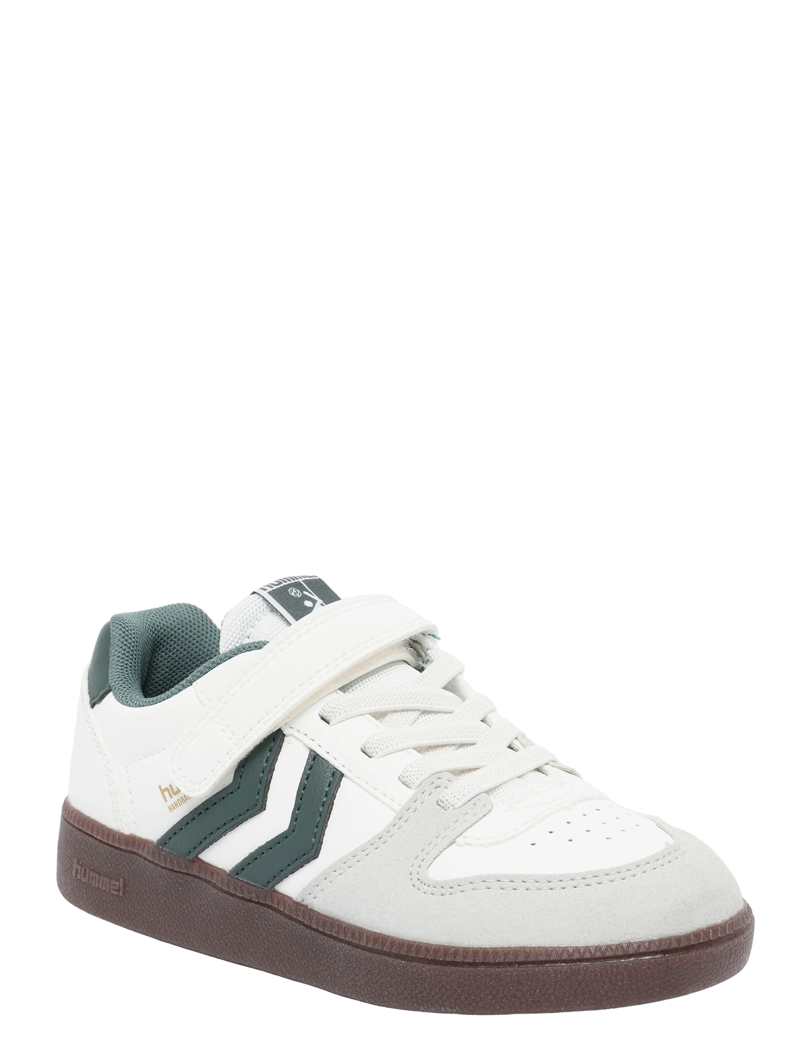 Hummel HANDBALL PERFEKT SP JR - Sneakers - WHITE/DARK FOREST / white