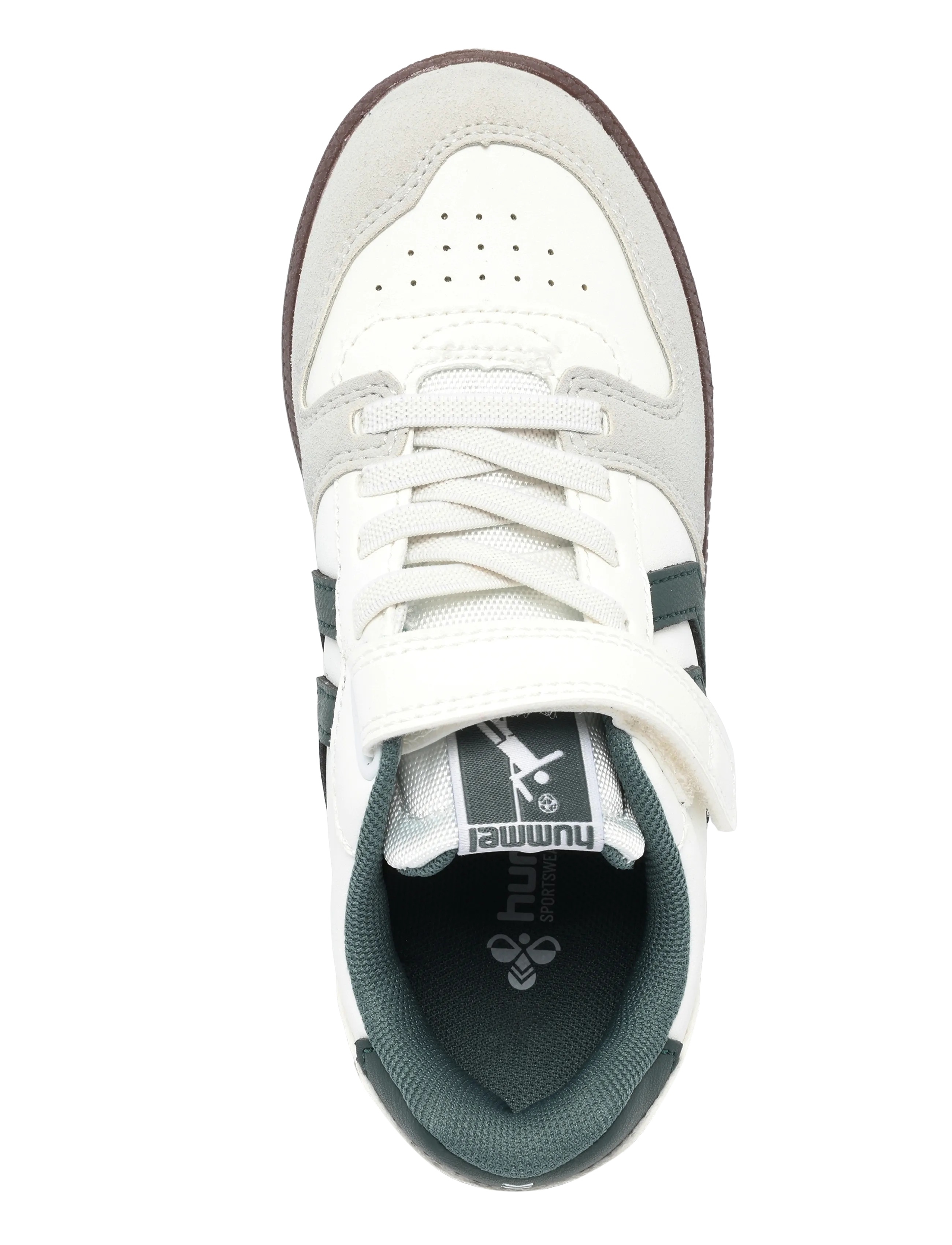 Hummel - HANDBALL PERFEKT SP JR - lave sneakers - white/dark forest - 3