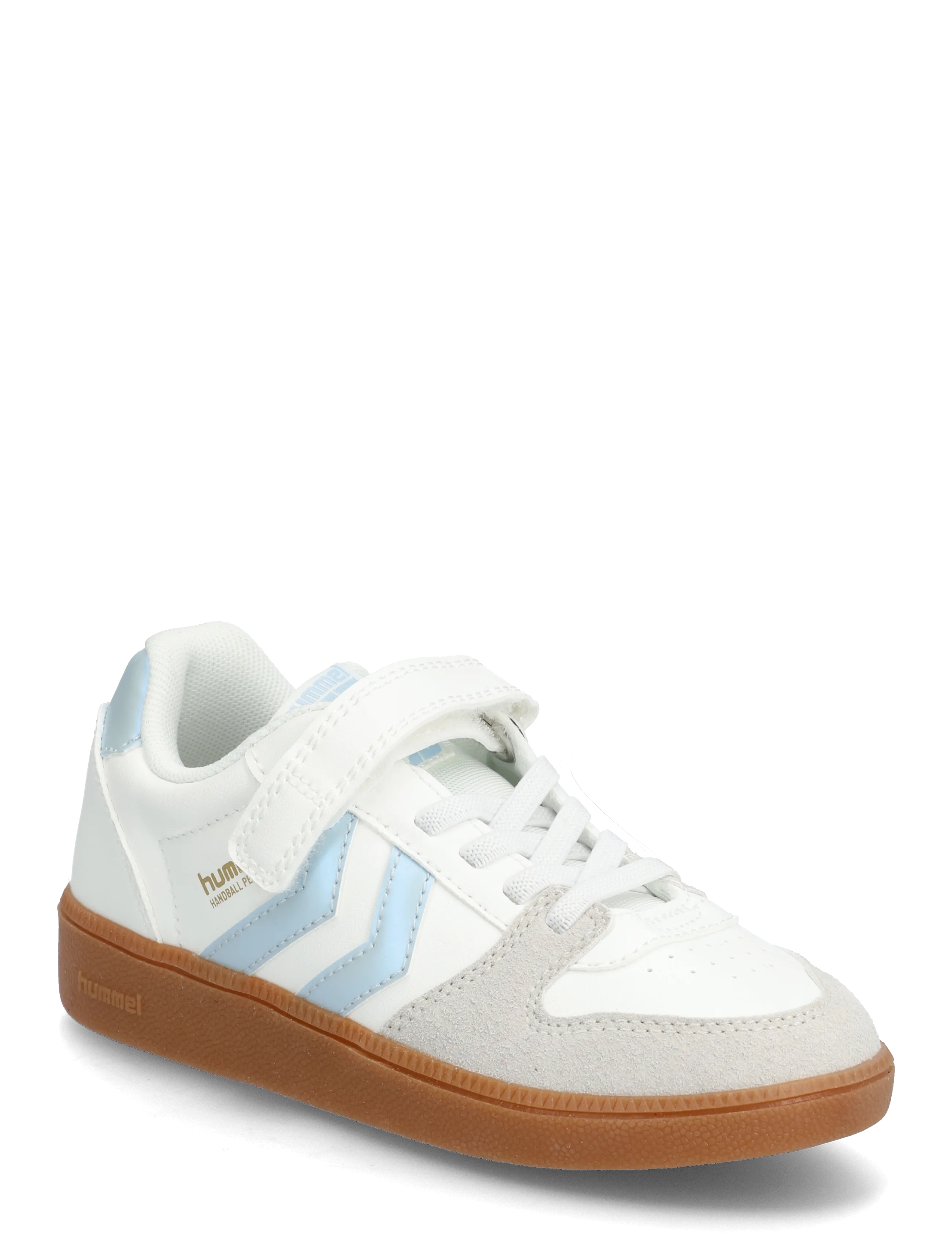 Hummel HANDBALL PERFEKT SP JR - Sko - WHITE/METALLIC BLUE / white