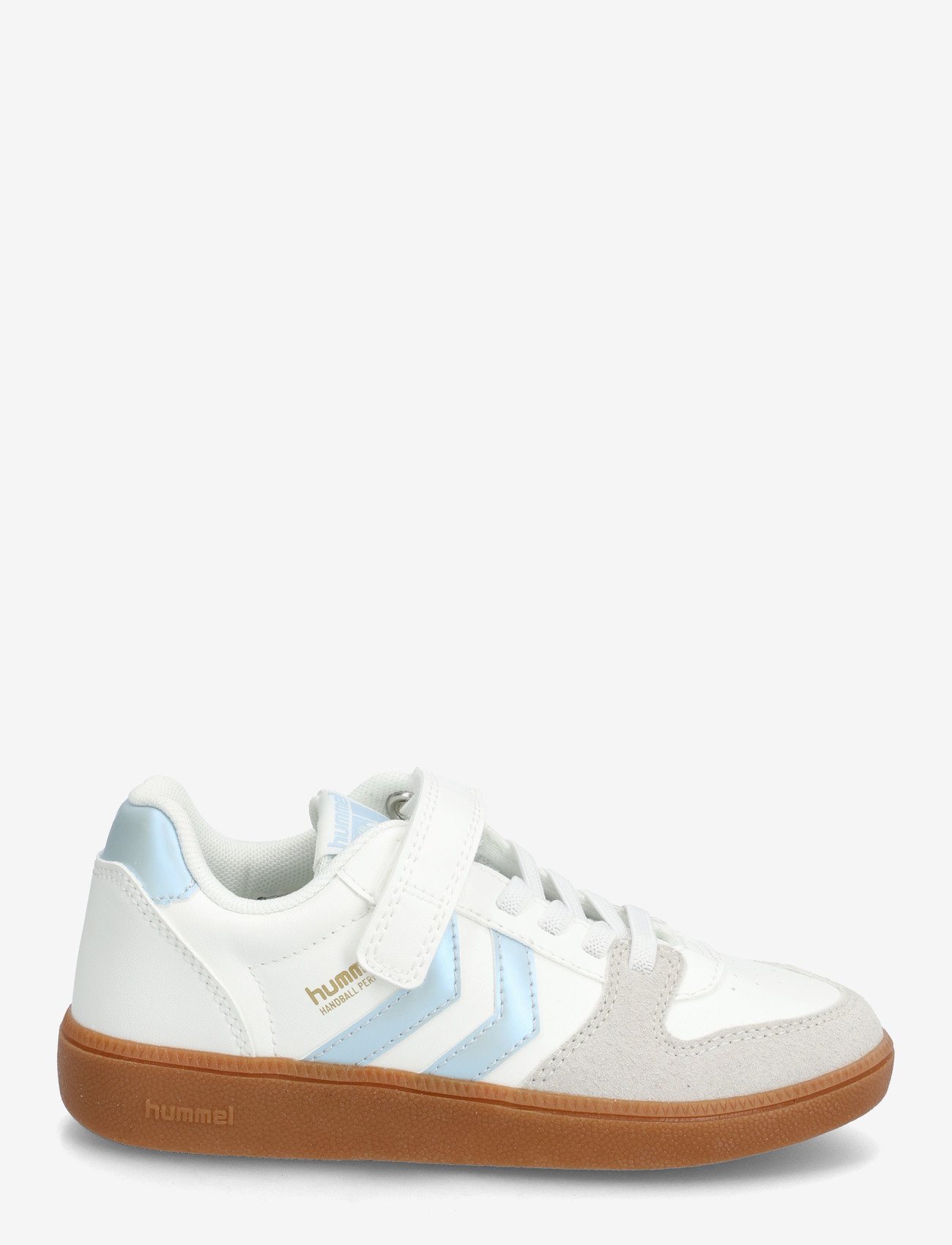 Hummel - HANDBALL PERFEKT SP JR - laisvalaikio batai žemu aulu - white/metallic blue - 1
