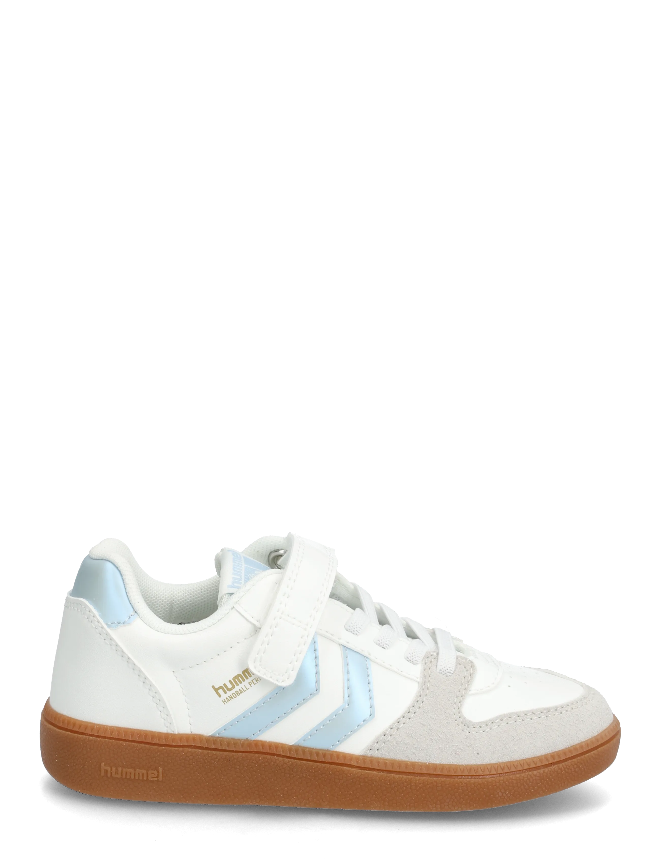 Hummel - HANDBALL PERFEKT SP JR - kõrge säärega tossud - white/metallic blue - 1