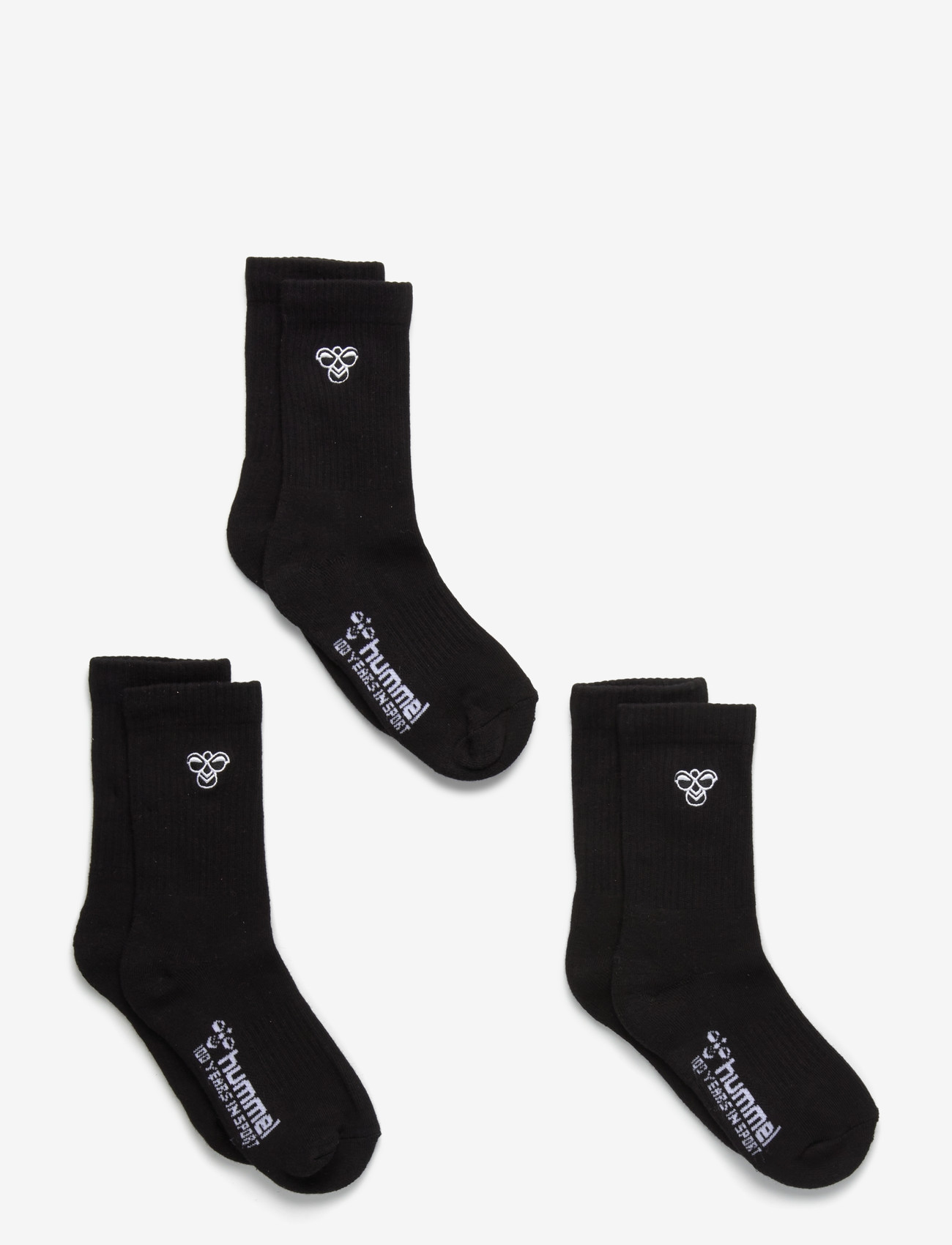 Hummel - hmlJR 3-PACK SOCKS BEE - strumpor - black - 0
