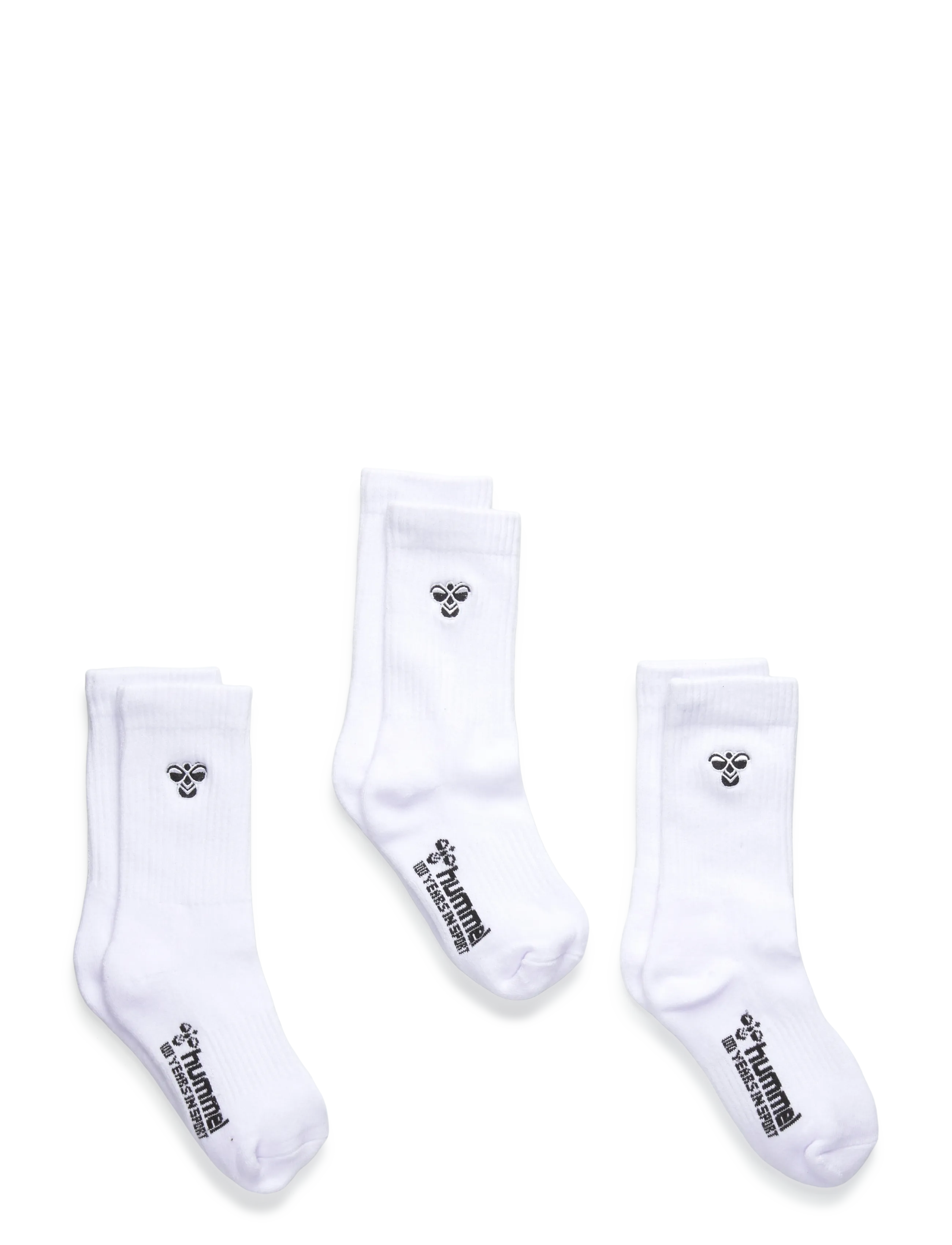 Hummel Hmljr 3-Pack Socks Bee, 28/31, White, Sport > Socks, Børn