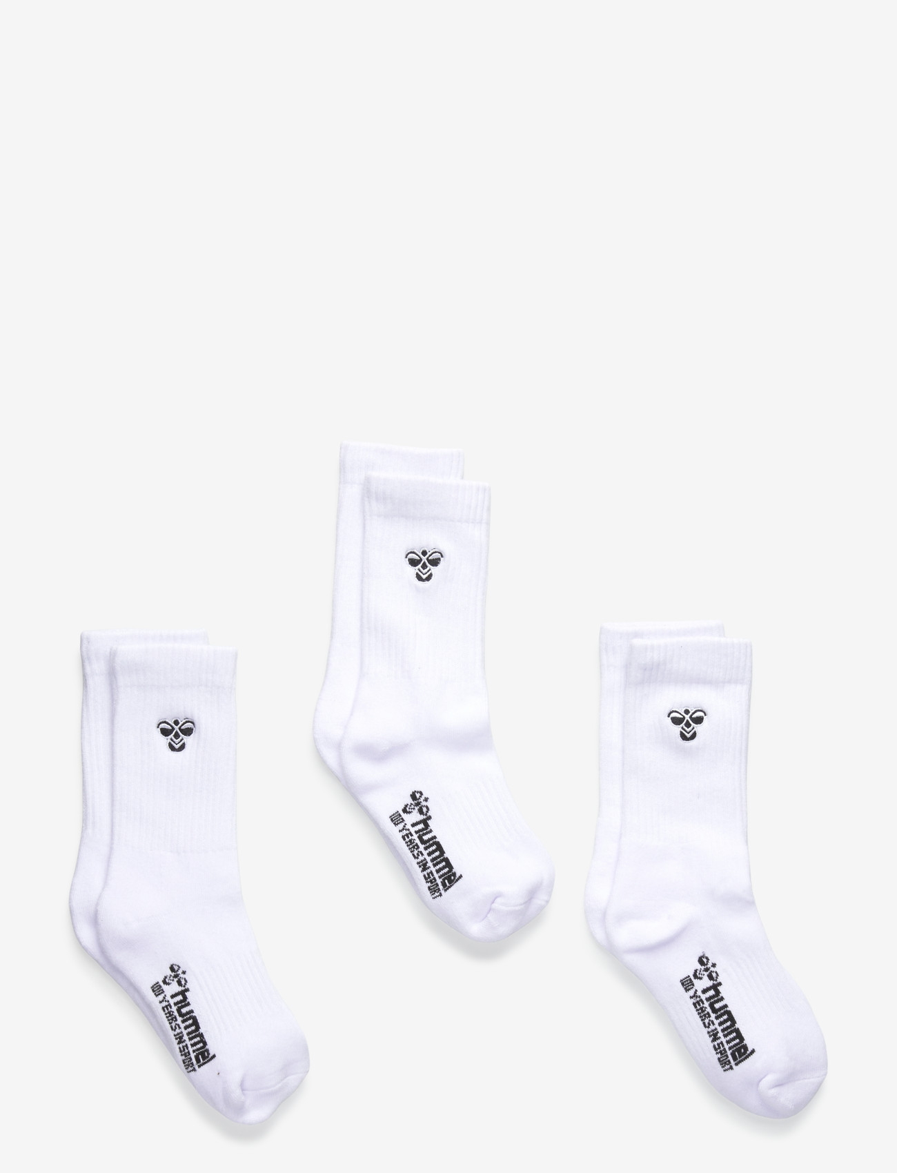 Hummel - hmlJR 3-PACK SOCKS BEE - strumpor - white - 0
