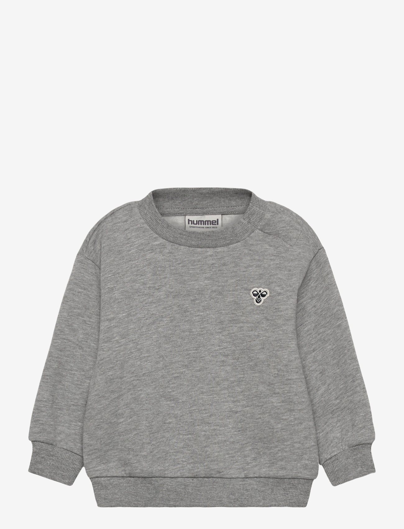 Hummel - hmlMINI LOOSE CREWNECK BEE - sweatshirts - grey melange - 0