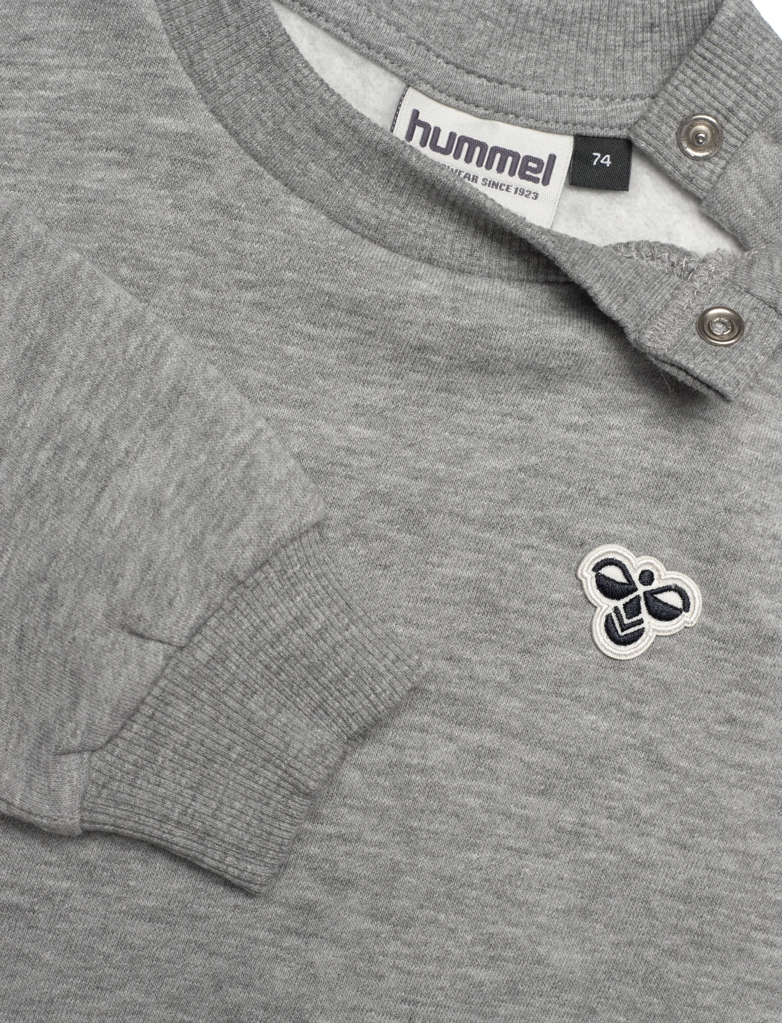 Hummel - hmlMINI LOOSE CREWNECK BEE - sweatshirts - grey melange - 2